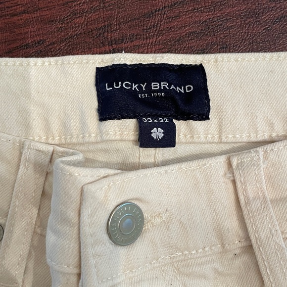 Lucky Brand Beige Denim jeans - Picture 3 of 10